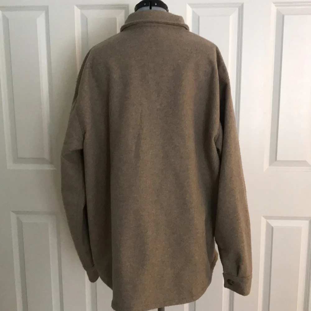 Banana Republic Heritage Shirt Jacket Shacket Light Brown Size XXL